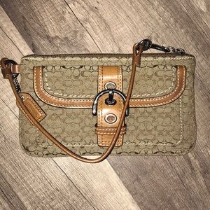 Vintage Coach Wristlet